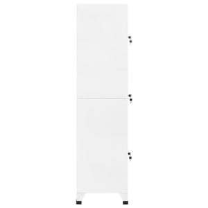 Φοριαμός Λευκός 38 x 45 x 180 εκ. Ατσάλινος