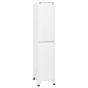 Φοριαμός Λευκός 38 x 45 x 180 εκ. Ατσάλινος