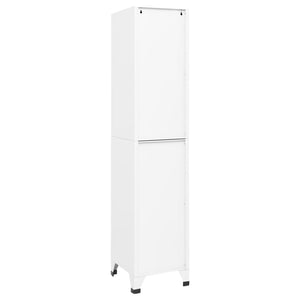Φοριαμός Λευκός 38 x 40 x 180 εκ. Ατσάλινος - Pakobazaar