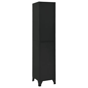 Φοριαμός Μαύρος 38 x 40 x 180 εκ. Ατσάλινος - Pakobazaar