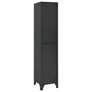 Φοριαμός Ανθρακί 38 x 40 x 180 εκ. από Ατσάλι - Pakobazaar