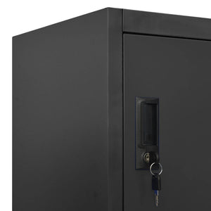 Φοριαμός Ανθρακί 90 x 45 x 180 εκ. Ατσάλινος