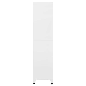 Φοριαμός Λευκός 90 x 40 x 180 εκ. Ατσάλινος