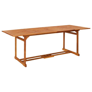 Σετ Τραπεζαρίας Κήπου 11 Τεμαχίων 220x90x75 εκ. Μασίφ Ακακία - PAKOBAZAAR