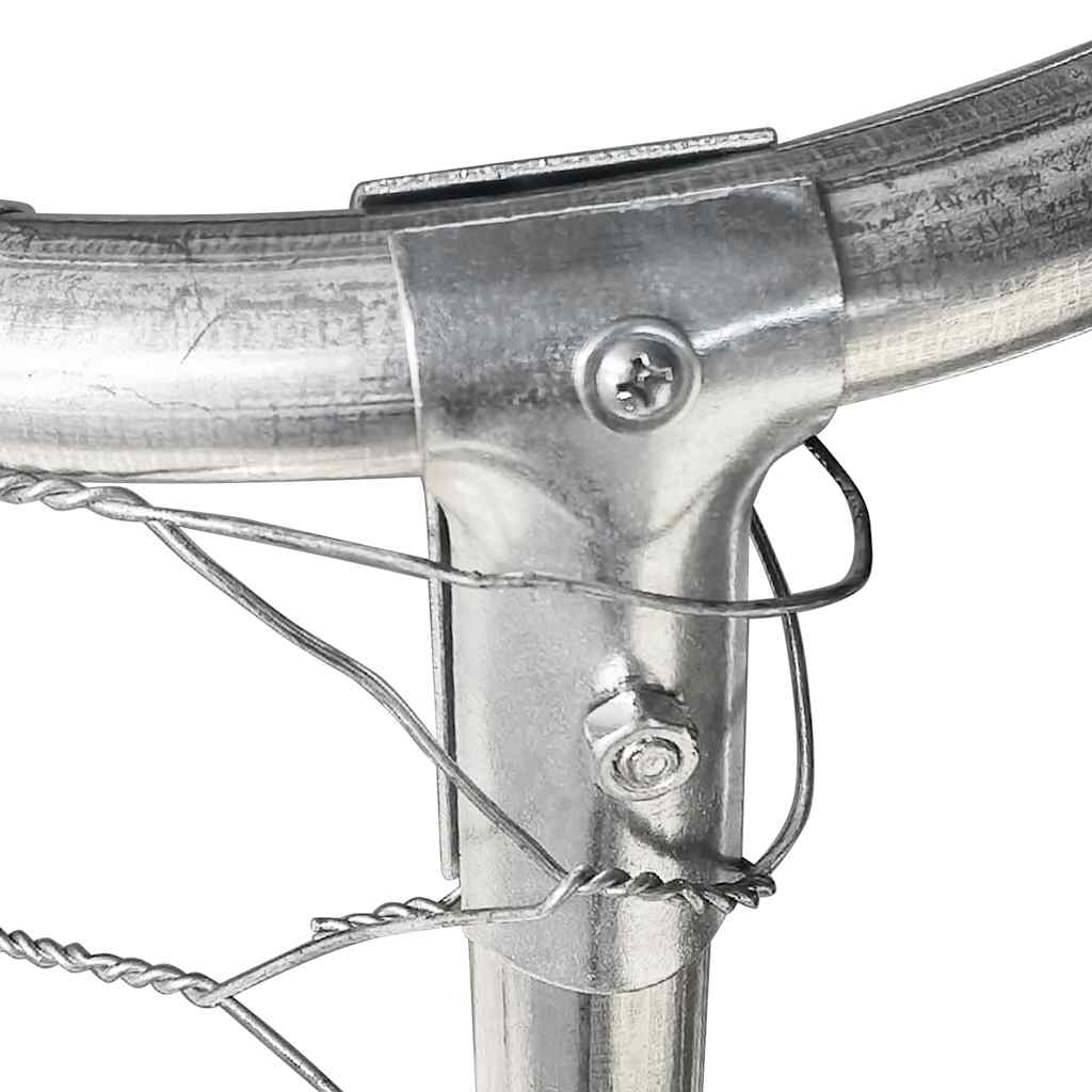 Κλουβί Σκύλου Εξωτερικού Χώρου 400 x 100 x 150 εκ. με Στέγαστρο - PAKOBAZAAR