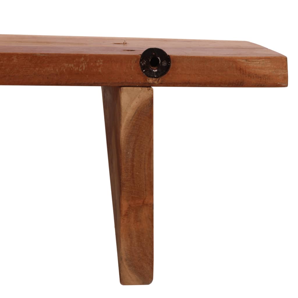 Ράφια Τοίχου 2 τεμ. 110 x 20 x 18 εκ. από Μασίφ Ξύλο Ακακίας - Pakobazaar