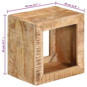 Σκαμπό 40 x 30 x 40 εκ. από Μασίφ Ξύλο Μάνγκο
