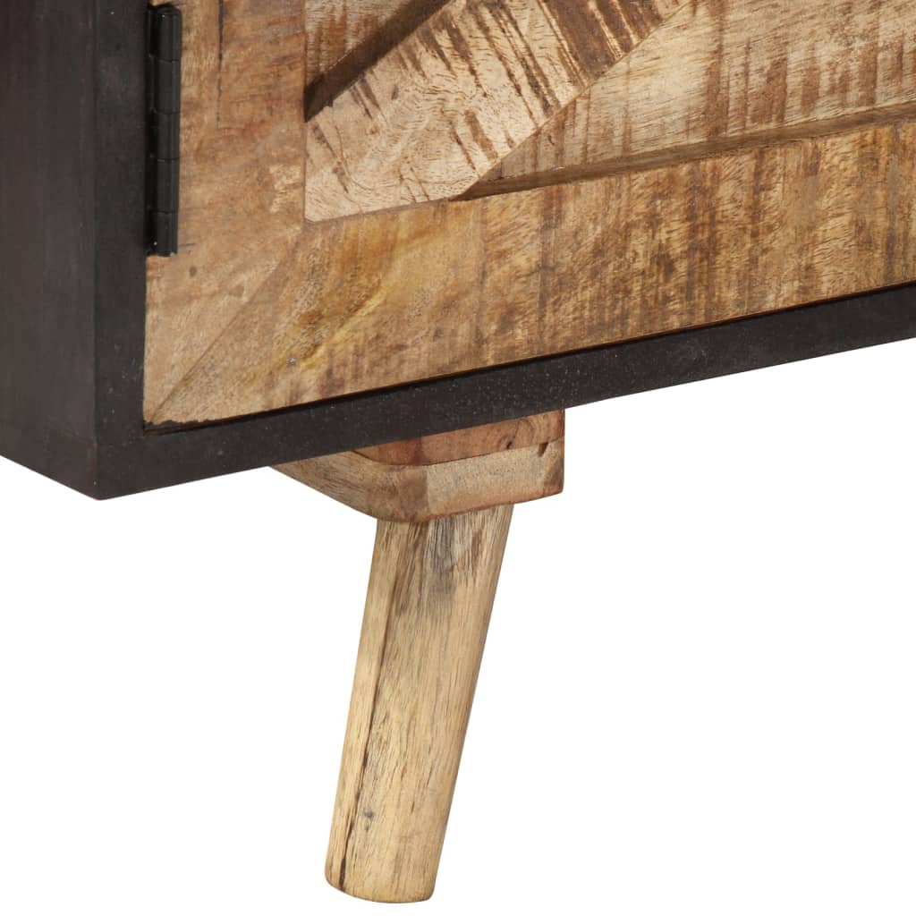 Έπιπλο Τηλεόρασης 140x30x46 εκ. Ακατέργαστο Μάνγκο&Μασίφ Ακακία
