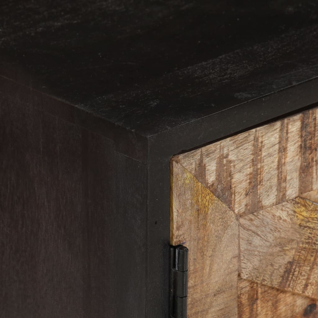 Έπιπλο Τηλεόρασης 140x30x46 εκ. Ακατέργαστο Μάνγκο&Μασίφ Ακακία