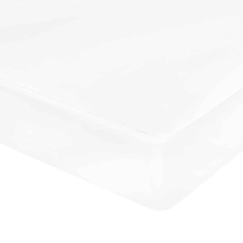 Καναπές Κρεβάτι με Στρώμα & USB Σκούρο Γκρι 90 x 200 εκ. Υφασμ.