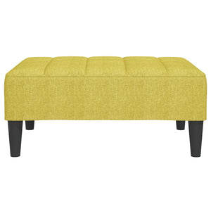 Καναπές Κρεβάτι Διθέσιος με 2 Μαξιλάρια&Υποπόδιο Πράσινο Υφασ.