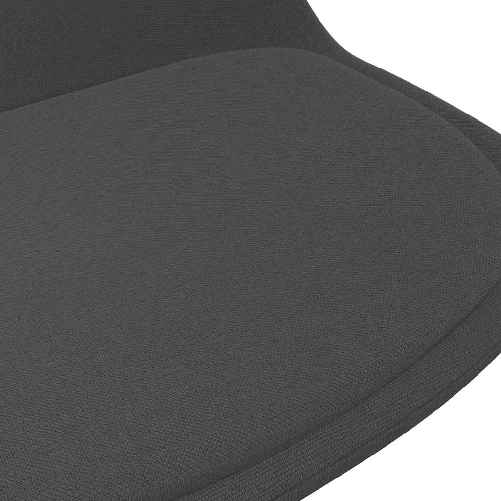 Καρέκλες Τραπεζαρίας Περιστρεφόμενες 6 τεμ Σκ. Γκρι Υφασμάτινες