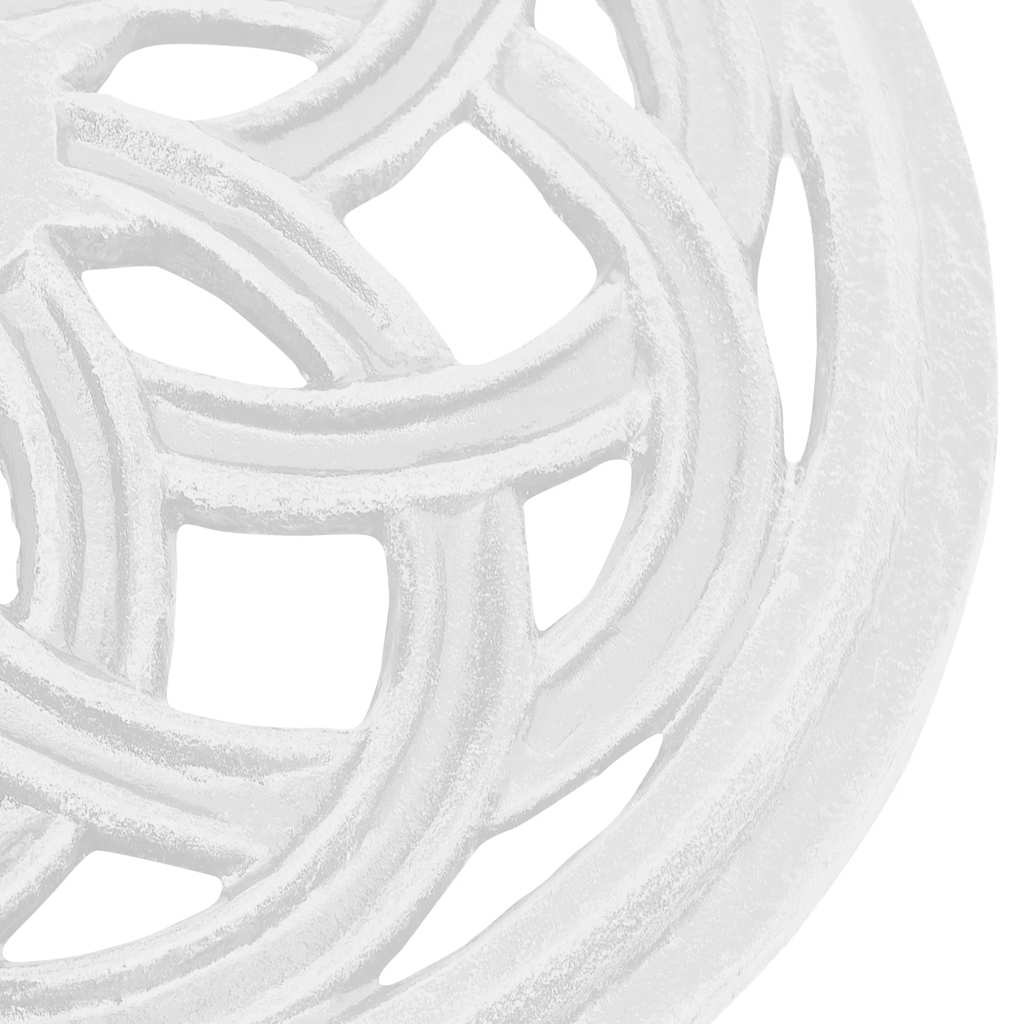 Βάση Ομπρέλας Λευκή 44 x 44 x 31 εκ. από Χυτοσίδηρο