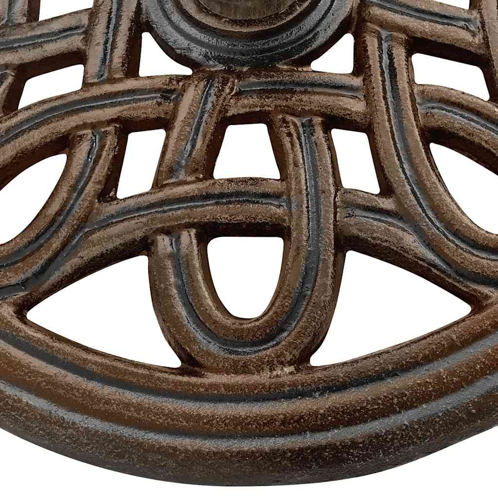 Βάση Ομπρέλας Μπρονζέ 40 x 40 x 32 εκ. από Χυτοσίδηρο