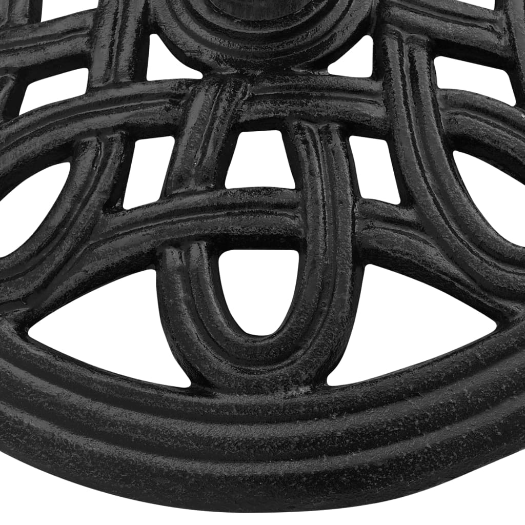 Βάση Ομπρέλας Μαύρη 44 x 44 x 32 εκ. από Χυτοσίδηρο