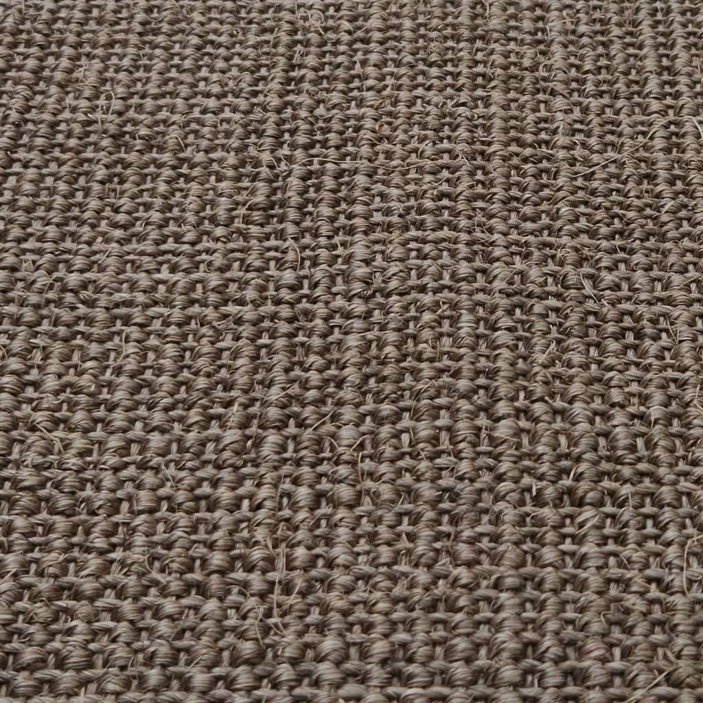Χαλί Καφέ 80 x 200 εκ. από Φυσικό Σιζάλ