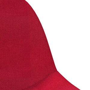 3086070  Swivel Dining Chairs 6 pcs Wine Red Fabric (3x333473)