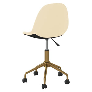 3086104  Swivel Dining Chairs 6 pcs Cream Velvet(3x333494)