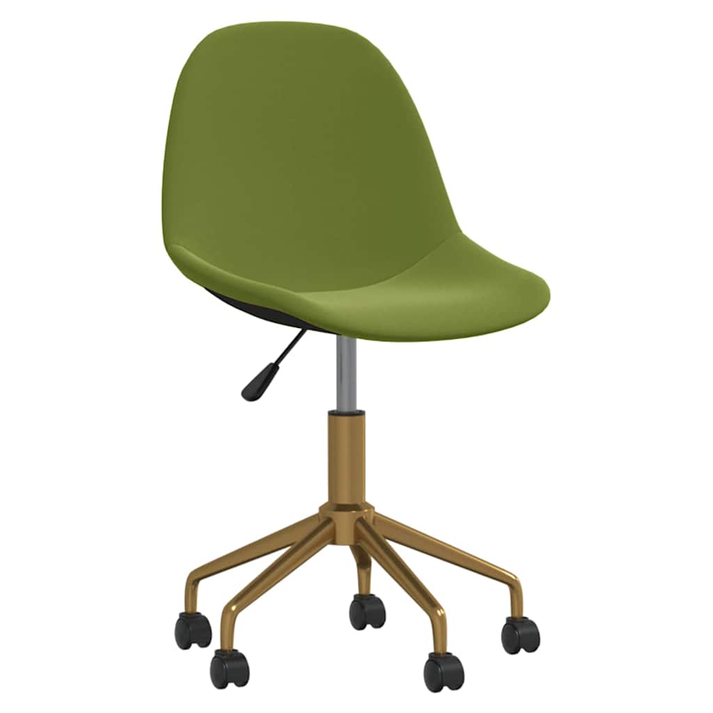 3086107  Swivel Dining Chairs 6 pcs Light Green Velvet(3x333497)