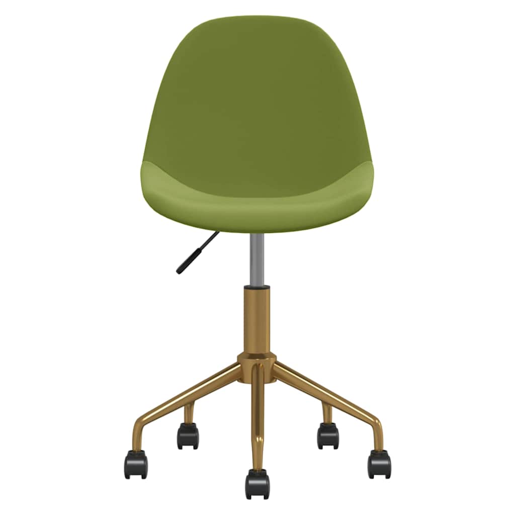 3086107  Swivel Dining Chairs 6 pcs Light Green Velvet(3x333497)
