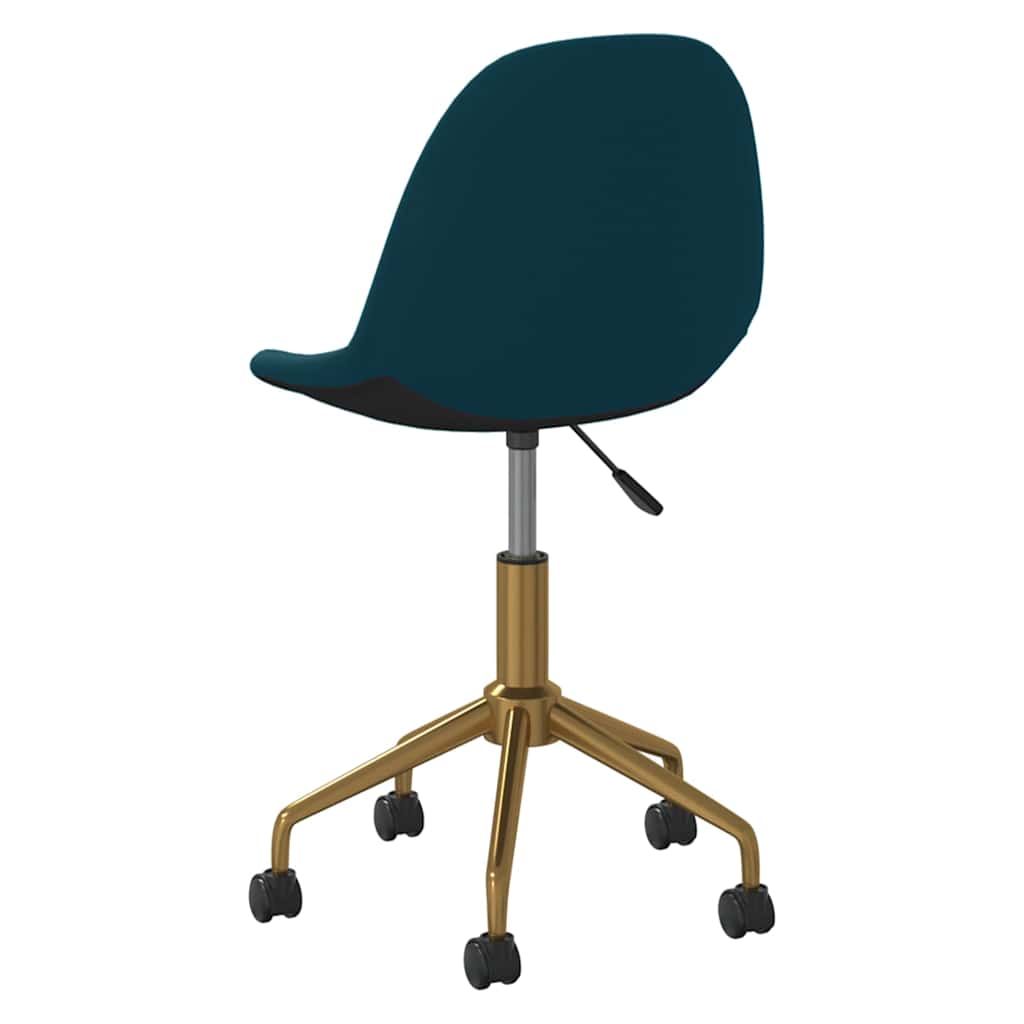 3086109  Swivel Dining Chairs 6 pcs Blue Velvet(3x333499)