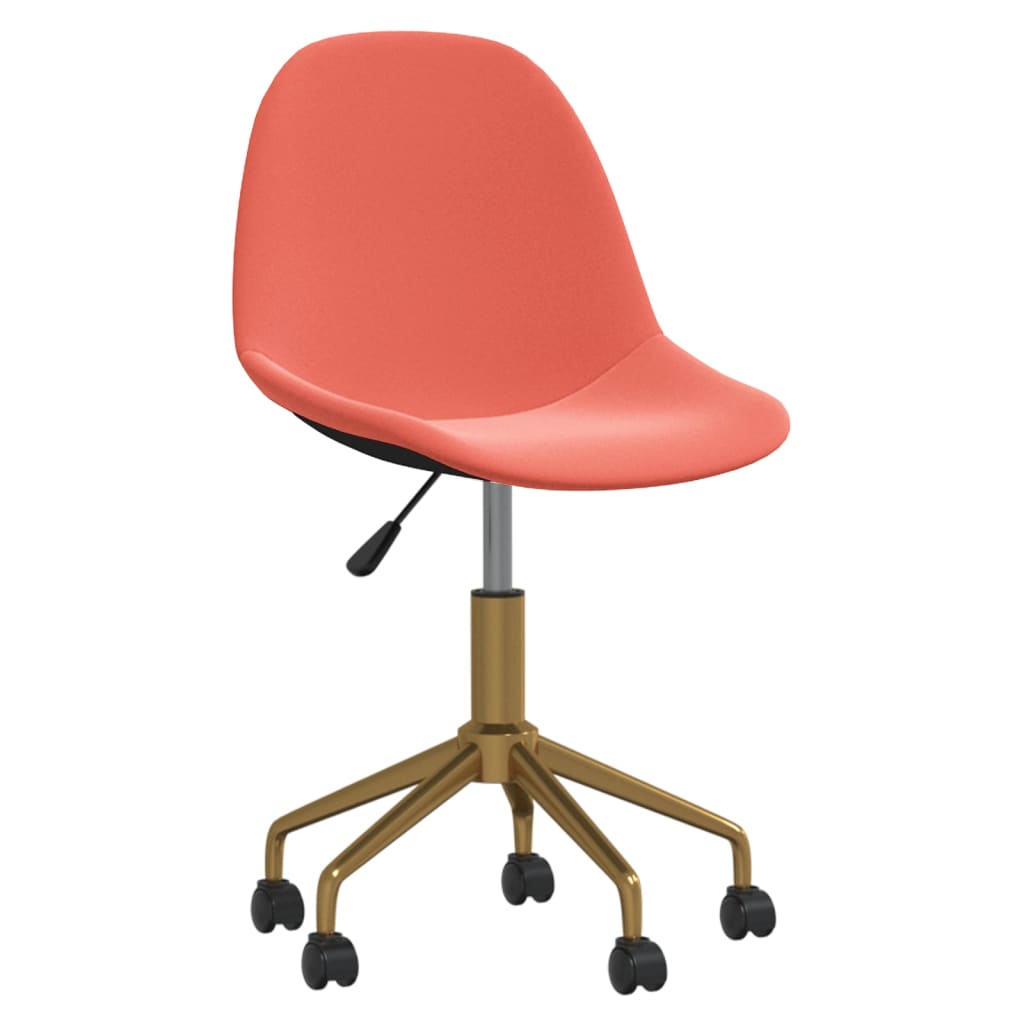 3086110  Swivel Dining Chairs 6 pcs Pink Velvet(3x333500)
