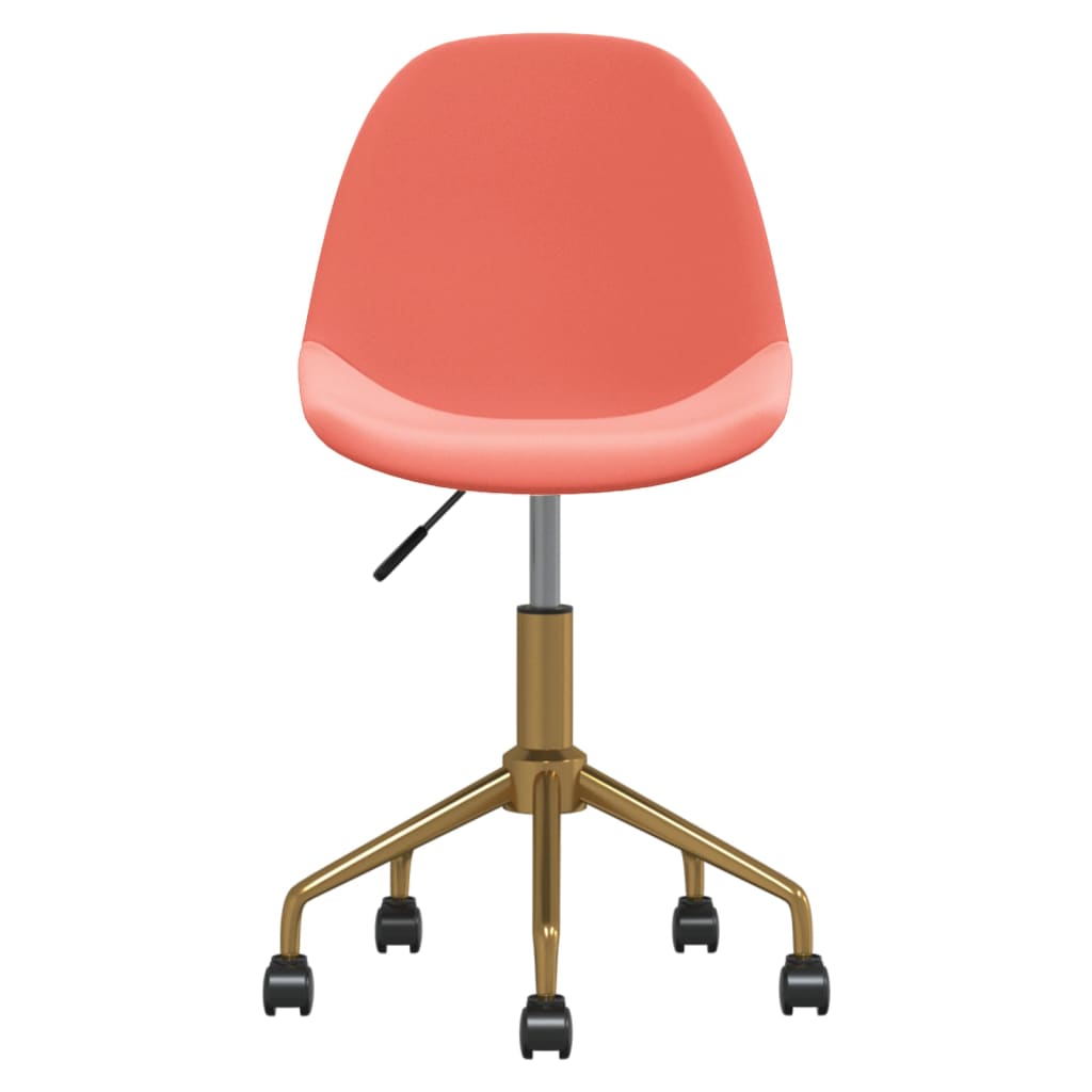 3086110  Swivel Dining Chairs 6 pcs Pink Velvet(3x333500)