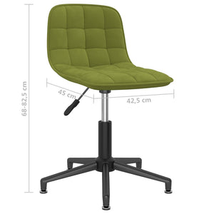 3086816  Swivel Dining Chairs 4 pcs Light Green Velvet (334077x2)
