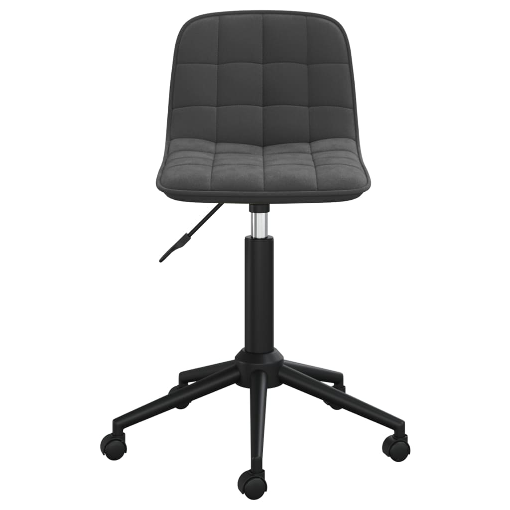 Καρέκλες Τραπεζαρίας Περιστρεφόμενες 6 τεμ. Μαύρες Βελούδινες