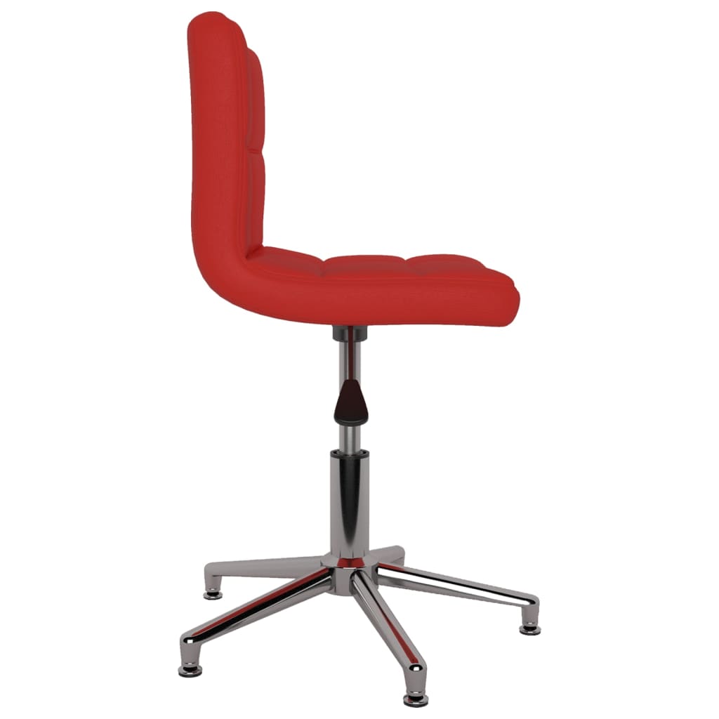 3087640  Swivel Dining Chairs 4 pcs Wine Red Faux Leather (334411×2) - Pakobazaar