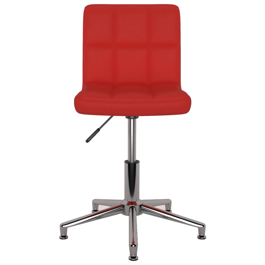 3087640  Swivel Dining Chairs 4 pcs Wine Red Faux Leather (334411×2) - Pakobazaar