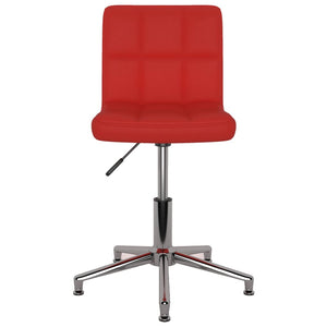 3087640  Swivel Dining Chairs 4 pcs Wine Red Faux Leather (334411×2) - Pakobazaar