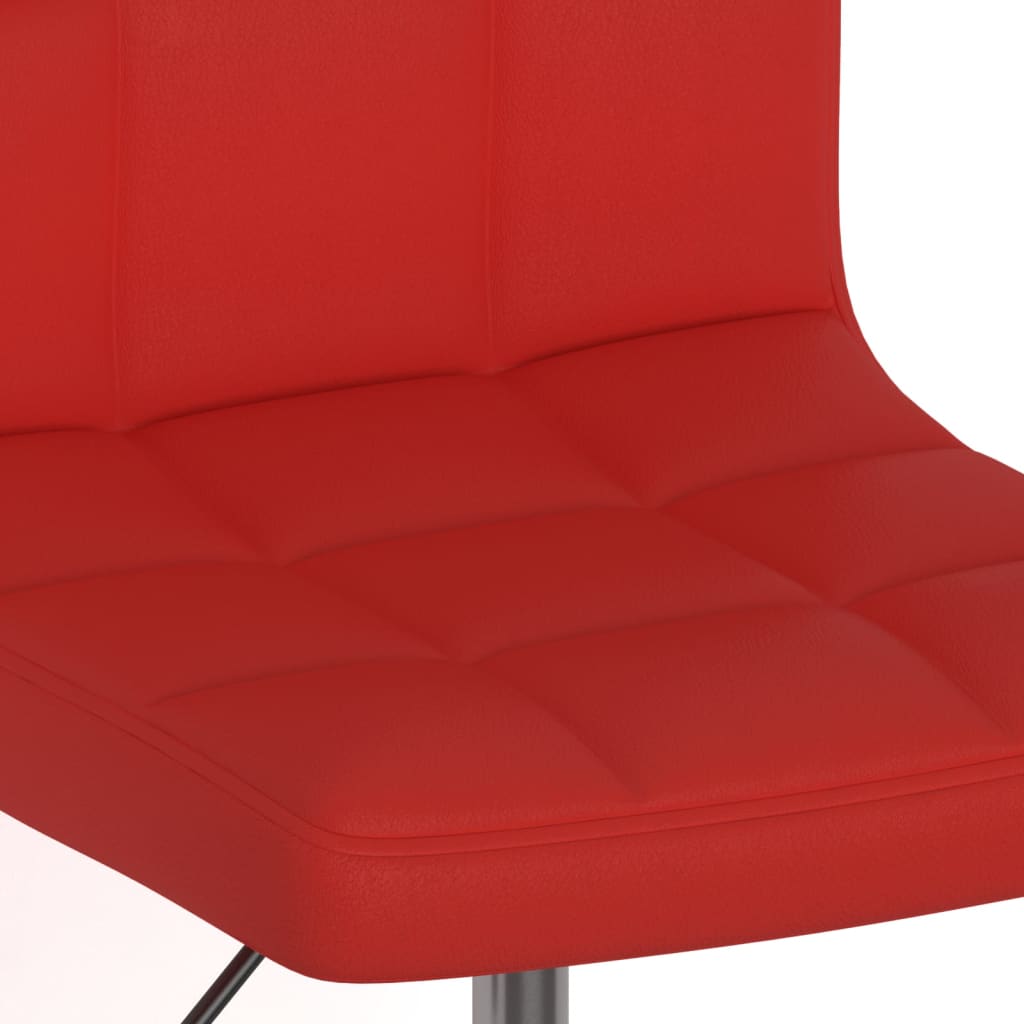 3087640  Swivel Dining Chairs 4 pcs Wine Red Faux Leather (334411×2) - Pakobazaar