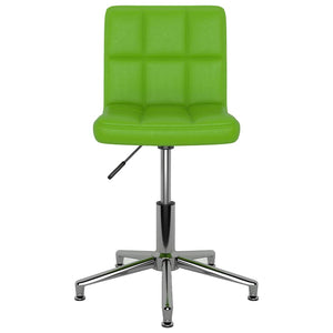 3087643  Swivel Dining Chairs 4 pcs Green Faux Leather (334414×2) - Pakobazaar