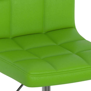 3087643  Swivel Dining Chairs 4 pcs Green Faux Leather (334414×2) - Pakobazaar