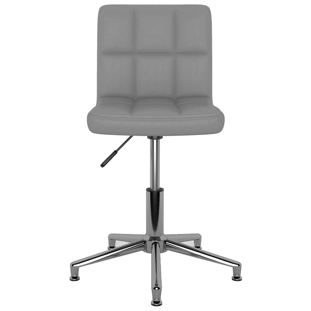 3087649  Swivel Dining Chairs 6 pcs Grey Faux Leather (334410×3)
