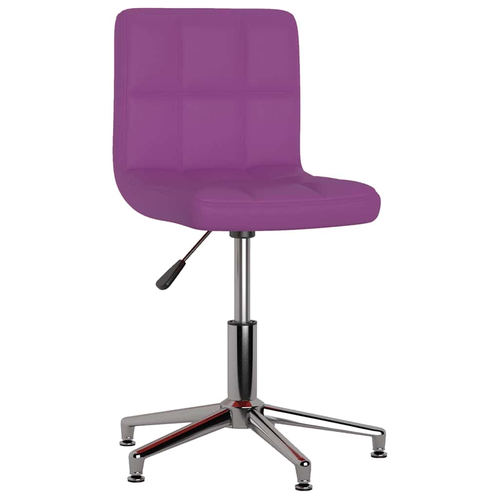 3087662  Swivel Dining Chair Purple Faux Leather (334403)
