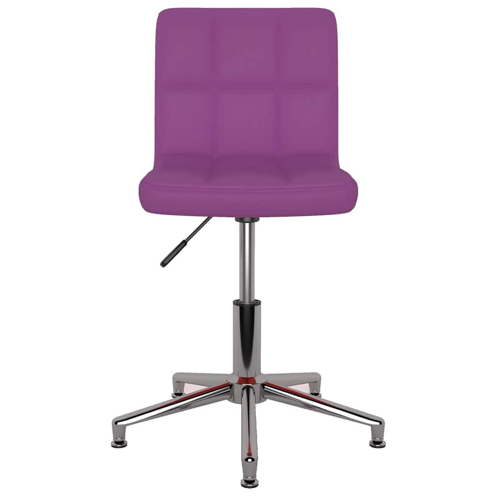 3087662  Swivel Dining Chair Purple Faux Leather (334403)