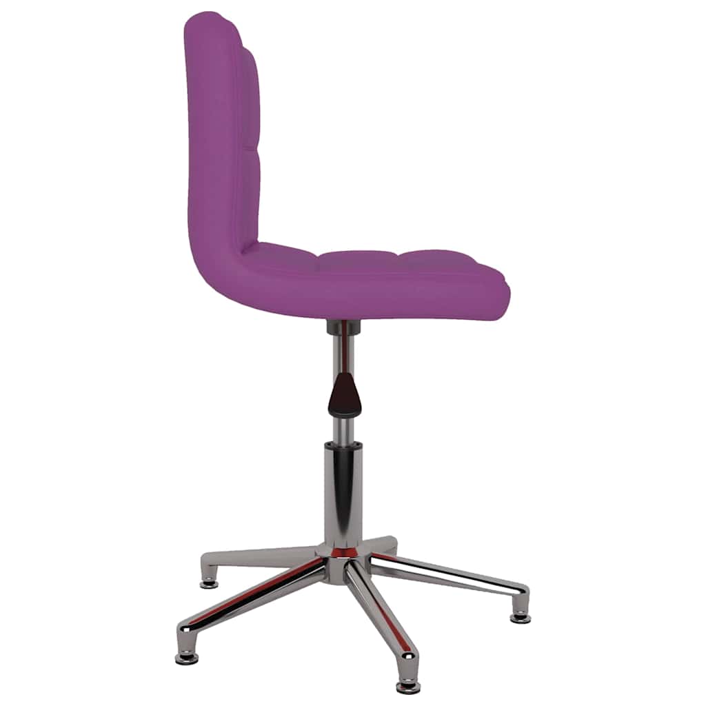 3087662  Swivel Dining Chair Purple Faux Leather (334403)