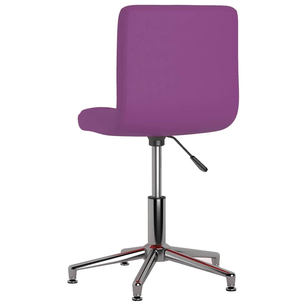 3087662  Swivel Dining Chair Purple Faux Leather (334403)
