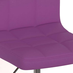 3087662  Swivel Dining Chair Purple Faux Leather (334403)