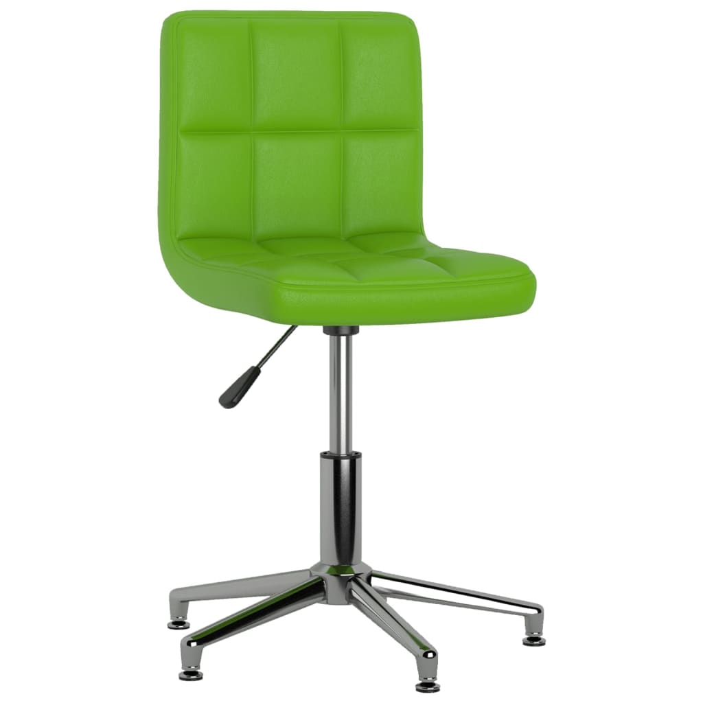 3087663  Swivel Dining Chair Green Faux Leather (334404)