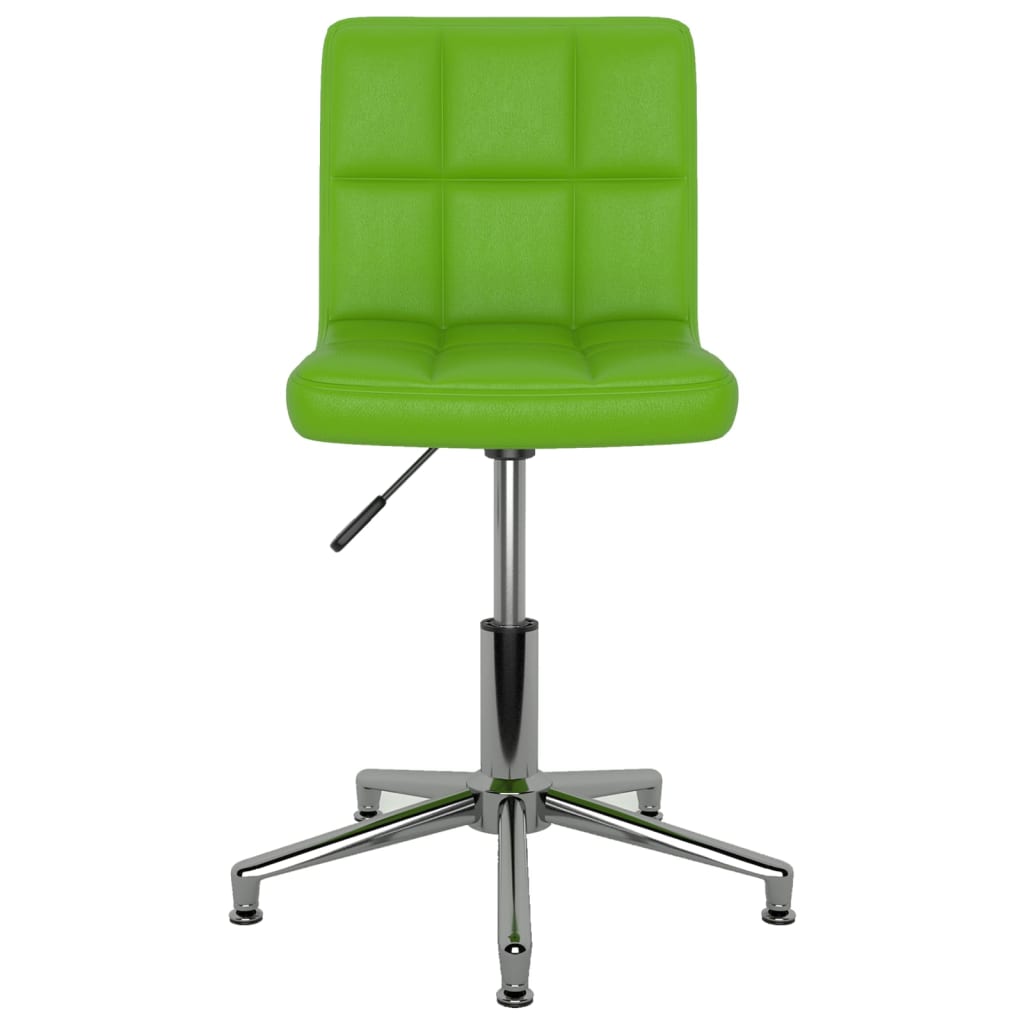 3087663  Swivel Dining Chair Green Faux Leather (334404)