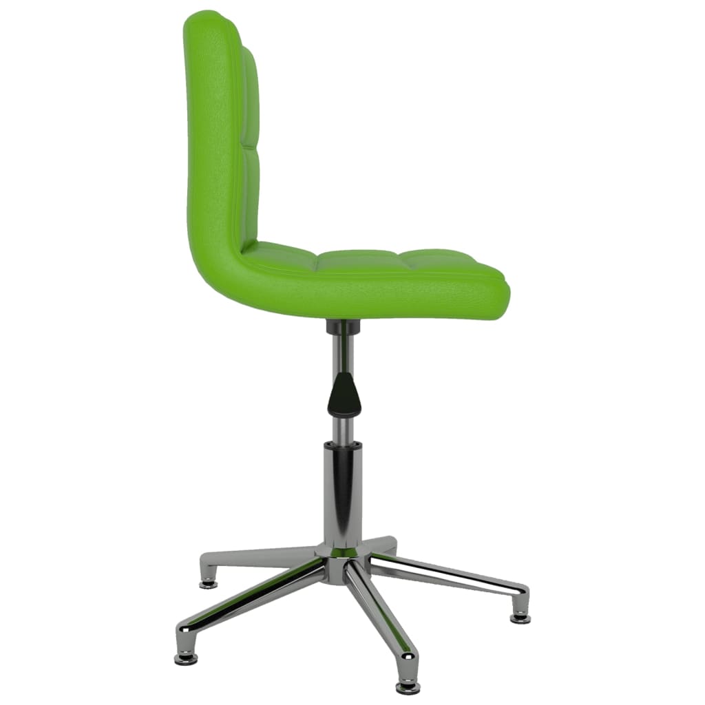 3087663  Swivel Dining Chair Green Faux Leather (334404)