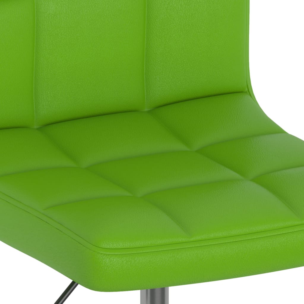 3087663  Swivel Dining Chair Green Faux Leather (334404)