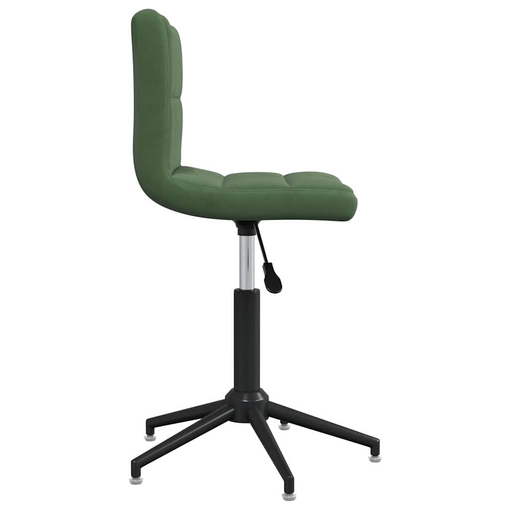 3087681  Swivel Dining Chairs 6 pcs Dark Green Velvet (334432×3) - Pakobazaar