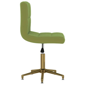 Καρέκλες Τραπεζαρίας Περιστρ. 4 τεμ. Ανοιχτό Πράσινο Βελούδινες - Pakobazaar