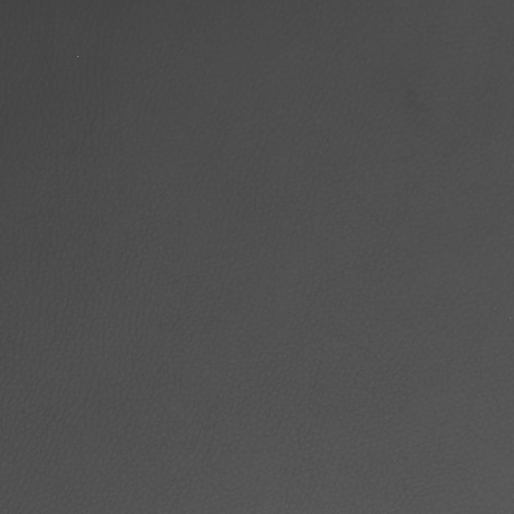 Καρέκλα Τραπεζαρίας Περιστρεφόμενη Γκρι από Συνθετικό Δέρμα - PAKOBAZAAR