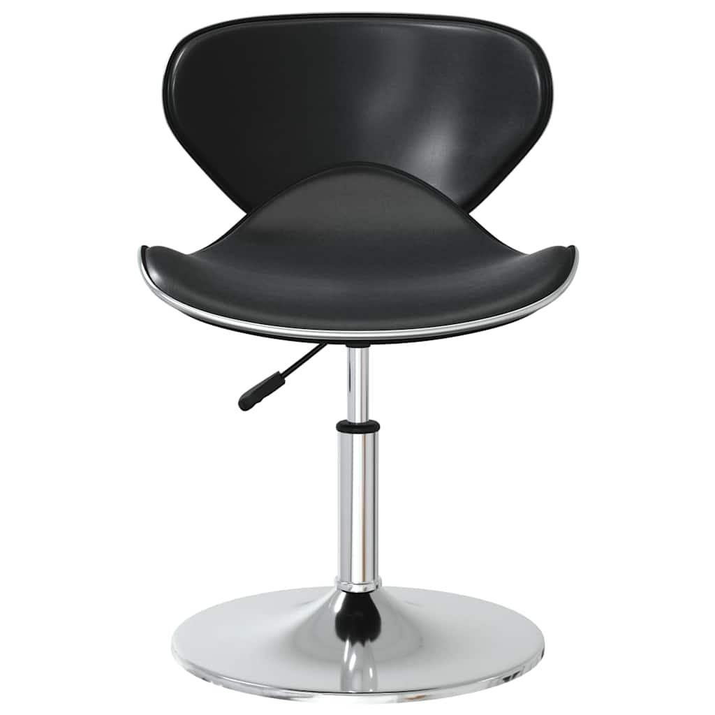 Καρέκλες Τραπεζαρίας 6 τεμ. Μαύρες από Συνθετικό Δέρμα - PAKOBAZAAR