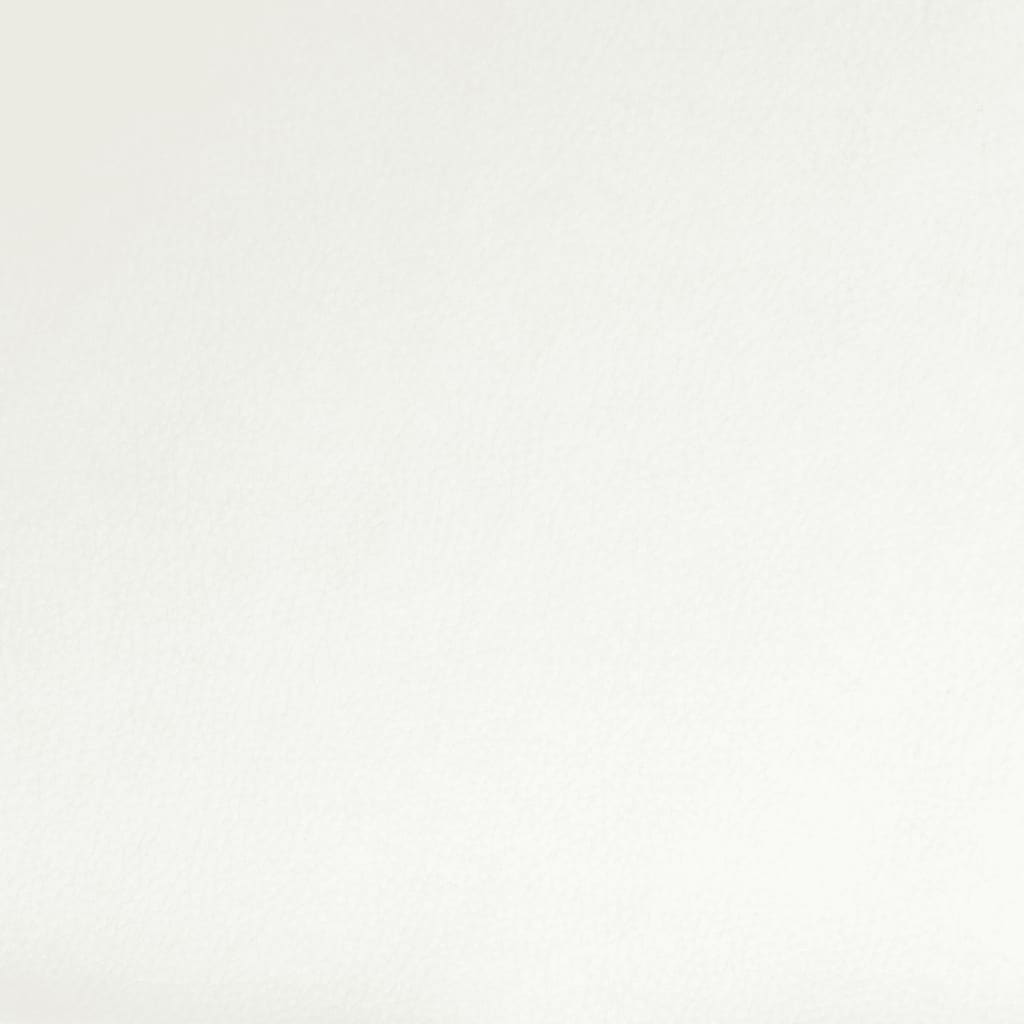 Καρέκλες Τραπεζαρίας Περιστρεφόμενες 6 τεμ. Λευκές Δερματίνη - PAKOBAZAAR